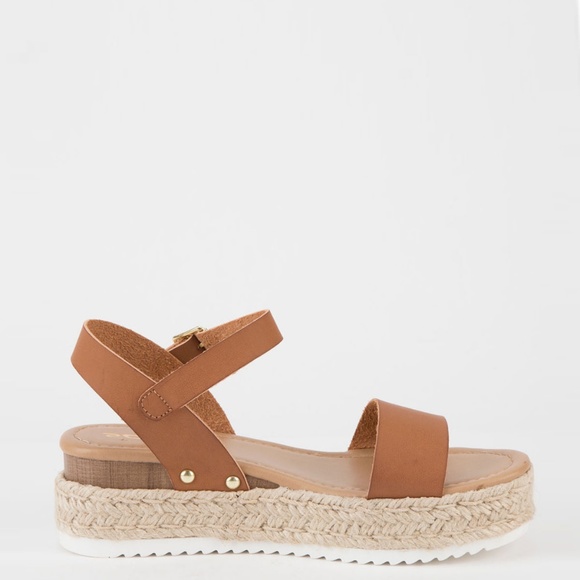 NEW🔥 SZ 10 Ankle Strap Espadrille Platform Sandal - Picture 5 of 6